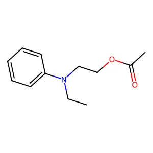Ethanol, 2-(ethylphenylamino)-, 1-acetate structure