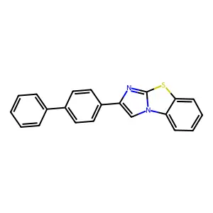 2-(4-Biphenylyl)imidazo[2,1-b]benzothiazole structure
