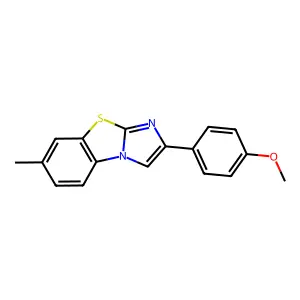 2-(4-Methoxyphenyl)-7-methylimidazo[2,1-b][1,3]benzothiazole structure