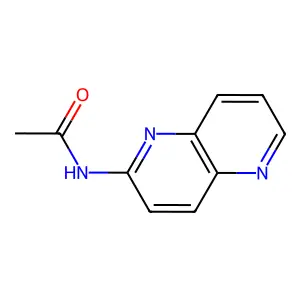 N-(1,5-naphthyridin-2-yl)acetamide structure