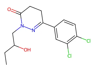 6-(3,4-Dichlorophenyl)-2-(2-hydroxybutyl)-4,5-dihydropyridazin-3(2H)-one structure