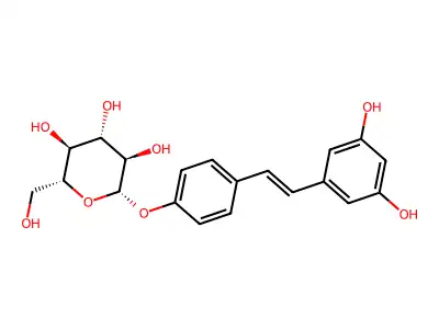 Resveratroloside structure