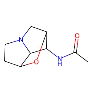 N-[(1R,3S,7S,8S)-2-oxa-6-azatricyclo[4.2.1.03,7]nonan-8-yl]acetamide structure