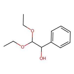 2,2-Diethoxy-1-phenylethanol structure