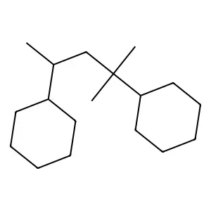 2-甲基-2,4-二环己基戊烷 structure