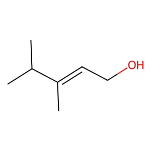 3,4-Dimethylpent-2-en-1-ol structure