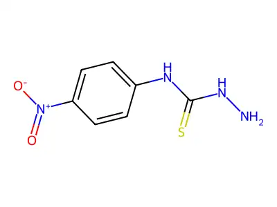 N-(4-Nitrophenyl)hydrazinecarbothioamide structure