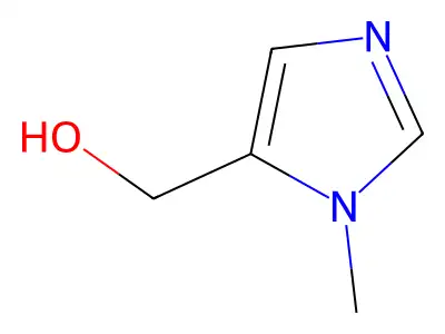 (1-methyl-1H-imidazol-5-yl)methanol structure
