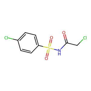2-Chloro-N-(4-chlorobenzenesulfonyl)acetamide structure