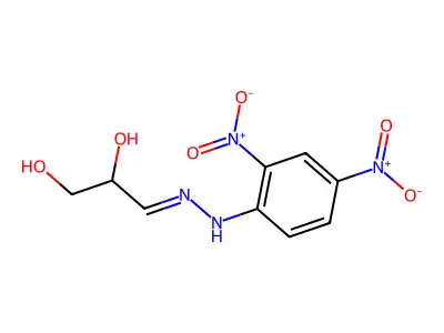 甘油醛2,4-二硝基苯腙 structure