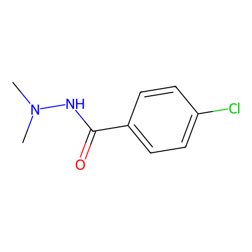 N-(dimethylamino)(4-chlorophenyl)carboxamide structure