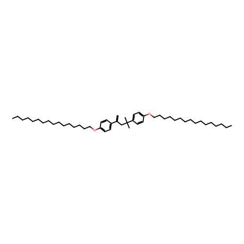 2,4-Bis-(4-(hexadecyloxy)-phenyl)-4-methyl-1-pentene structure