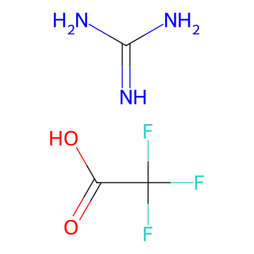 胍;2,2,2-三氟乙酸 structure