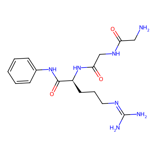 H-Gly-Gly-Arg-anilide structure
