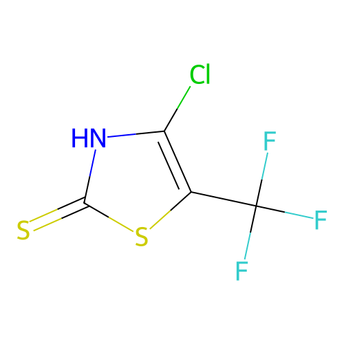 4-Chloro-2-mercapto-5-trifluoromethylthiazole structure