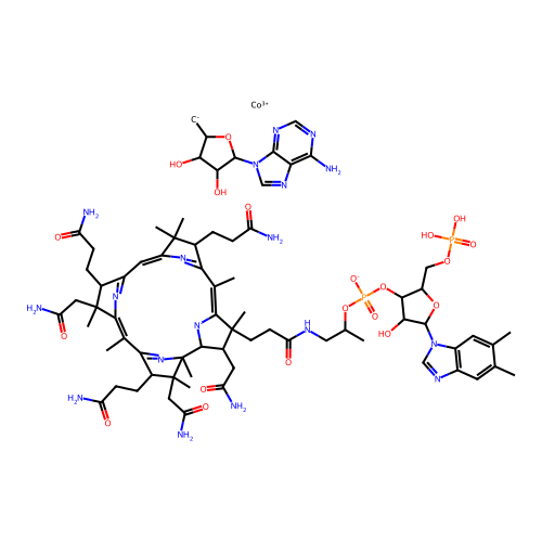 Vitamin B12 coenzyme 5'-phosphate structure