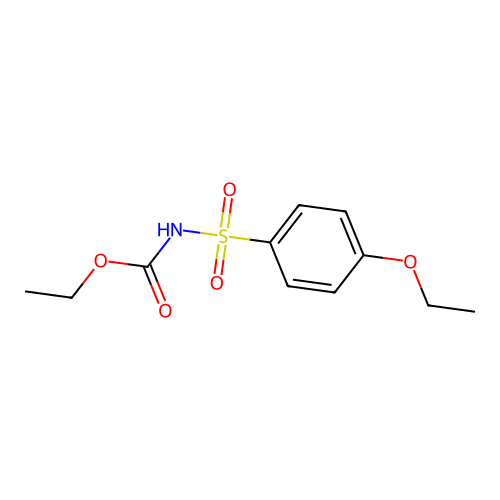 Ethyl [(4-ethoxyphenyl)sulfonyl]carbamate structure