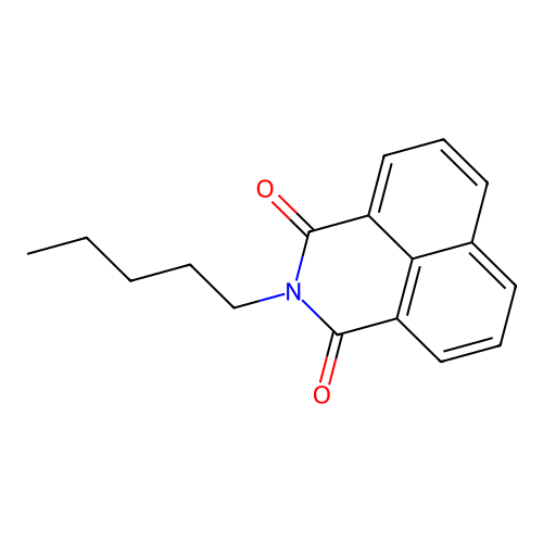 2-pentyl-1H-benzo[de]isoquinoline-1,3(2H)-dione structure