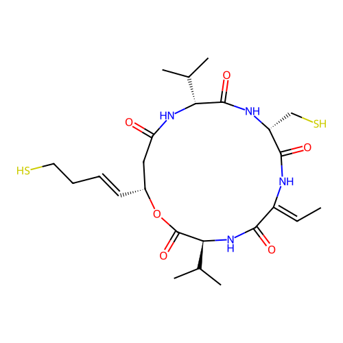 Romidepsin reduced structure