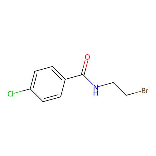 N-(2-bromoethyl)(4-chlorophenyl)carboxamide structure