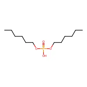 二己基磷酸酯 structure