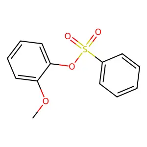 2-Methoxyphenyl benzenesulfonate structure