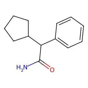 2-Cyclopentyl-2-phenylacetamide structure