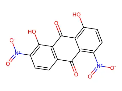 2,5-Dinitrochrysazin structure