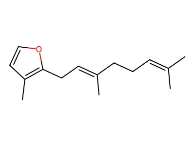 Sesquirose furan structure