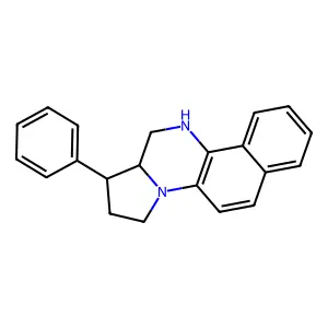 1-phenyl-1,2,3,11,12,12a-hexahydro-benzo[f]pyrrolo[1,2-a]qui structure