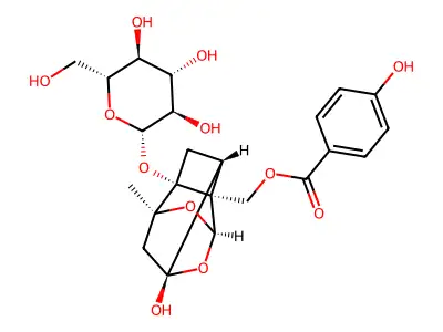 Oxypaeoniflorin structure
