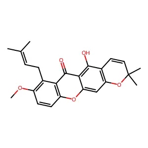 Calabaxanthone structure