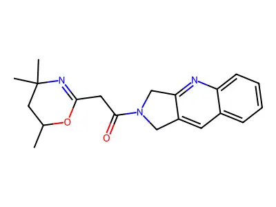 1-benzyl-2-[(2-chlorobenzyl)sulfanyl]-5,6-dihydro-1h-imidazo[4,5-d]pyridazine-4,7-dione structure