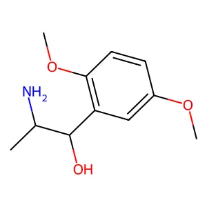 甲氧明 structure