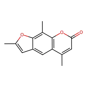2,5,9-三甲基呋喃并[3,2-g]色烯-7-酮 structure