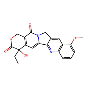 (4S)-4-Ethyl-4-hydroxy-10-methoxy-1H-pyrano[3',4' structure