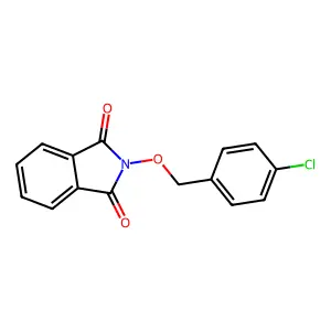 2-[(4-chlorobenzyl)oxy]-1H-isoindole-1,3(2H)-dione structure