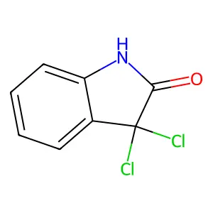 3,3-dichloro-1,3-dihydro-2H-indol-2-one structure