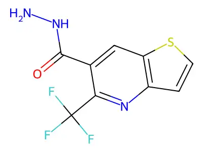 5-(Trifluoromethyl)thieno[3,2-b]pyridine-6-carbohydrazide structure