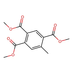 Trimethyl 5-methyl-1,2,4-benzenetricarboxylate structure