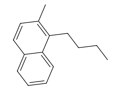 1-Butyl-2-methylnaphthalene structure