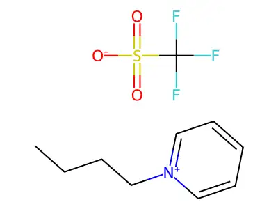 1-Butylpyridinium triflate structure