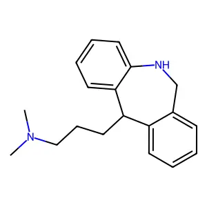 Dibenz(b,e)azepine, 5,6-dihydro-11-(3-dimethylaminopropyl)- structure