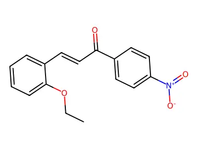 3-(2-Ethoxyphenyl)-1-(4-nitrophenyl)prop-2-en-1-one structure