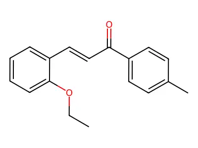 3-(2-Ethoxyphenyl)-1-(p-tolyl)prop-2-en-1-one structure