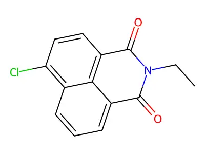 6-Chloro-2-ethyl-1H-benz[de]isoquinoline-1,3(2H)-dione structure