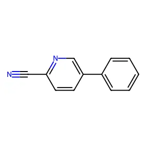 5-苯基吡啶-2-甲腈 structure