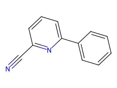 2-Cyano-6-phenylpyridine structure