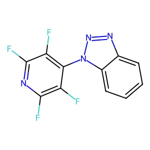 1-(2,3,5,6-Tetrafluoropyridin-4-yl)benzotriazole structure