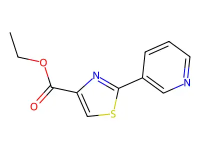 Ethyl 2-(pyridin-3-YL)thiazole-4-carboxylate structure